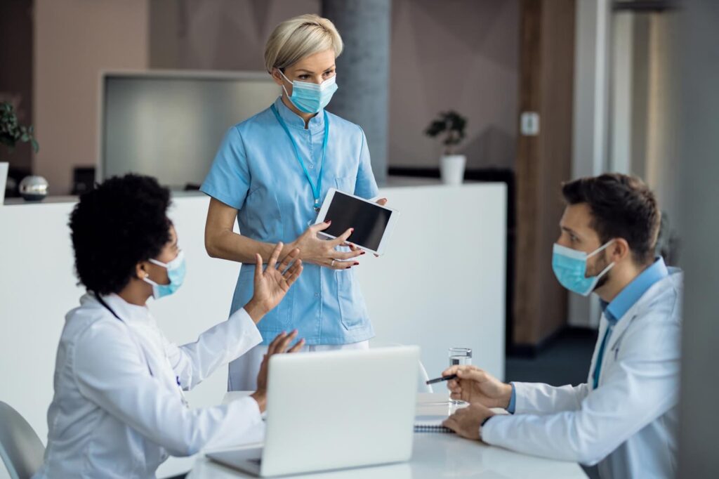Team prioritizing patient well-being