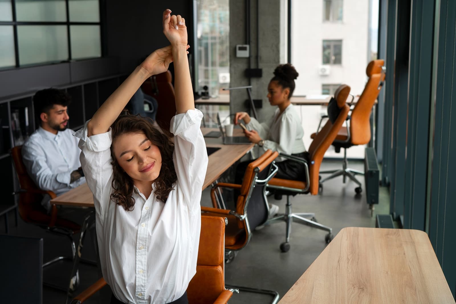 Mindful posture improves daily energy
