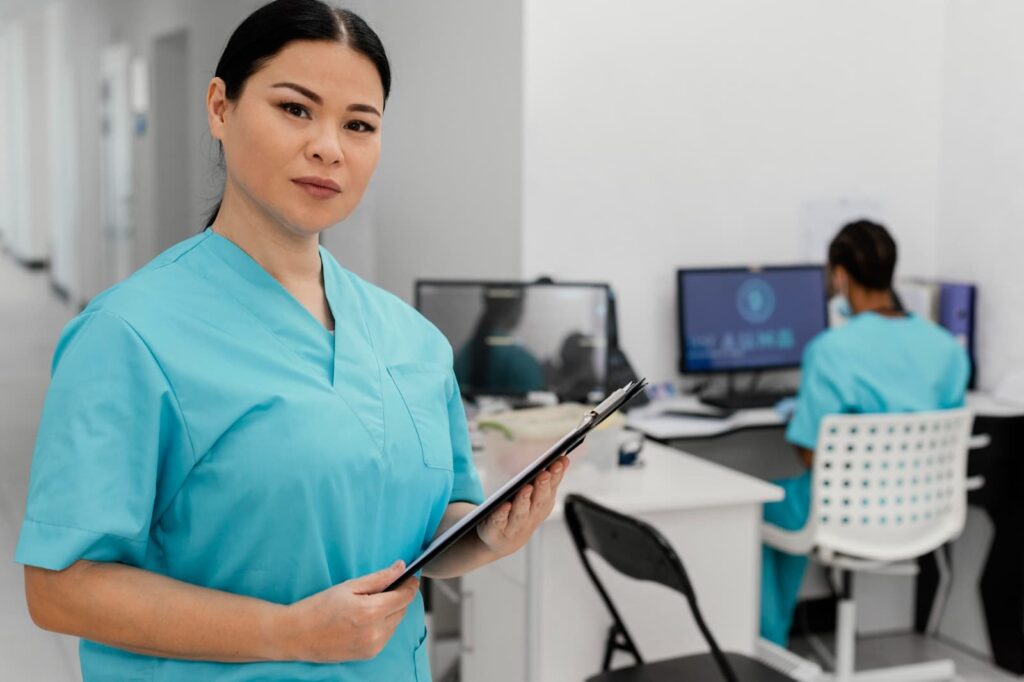 Healthcare Admin 2 Team improving medical workflow efficiency