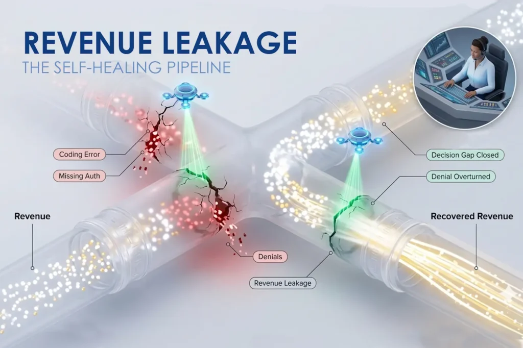 Healthcare revenue cycle intelligence diagram