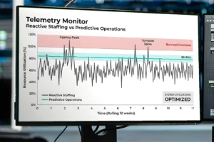 Read more about the article The End of ‘Reactive Staffing’: Using Predictive Operations to Protect Your Team