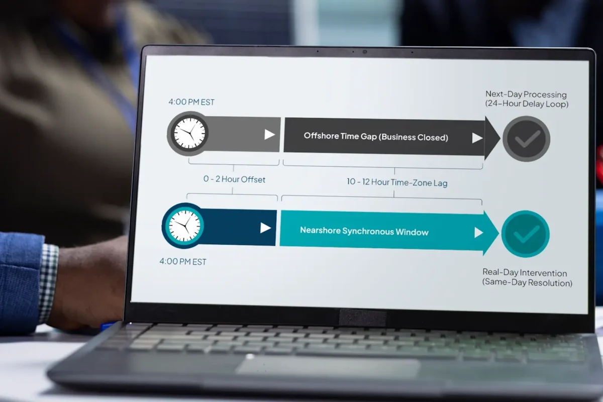 Nearshore vs. Offshore BPO in Healthcare: Why Time-Zone Alignment is a Clinical Asset
