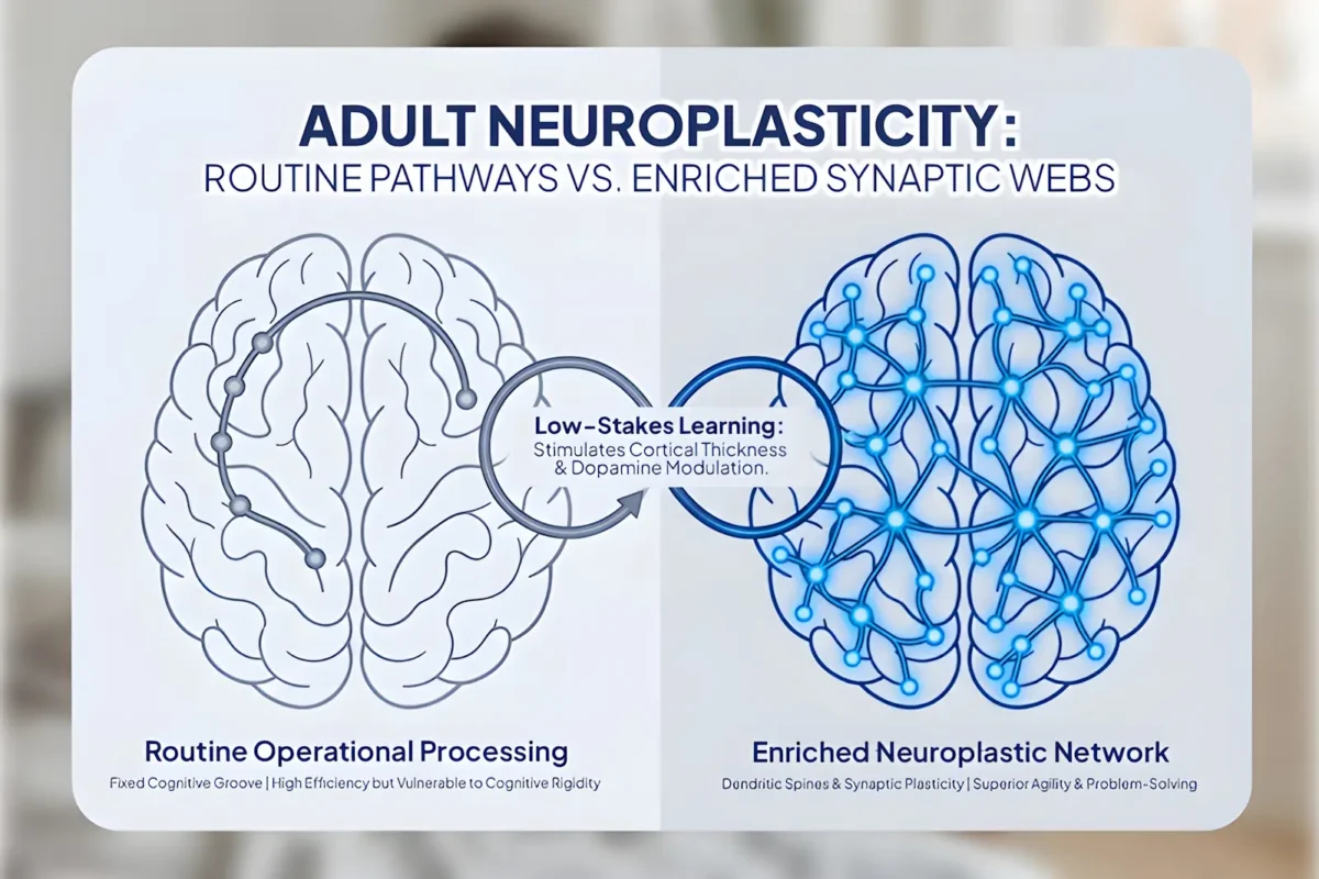 Neuroplasticity and Leisure: Why Non-Work Skill Acquisition Sharpens Professional Performance